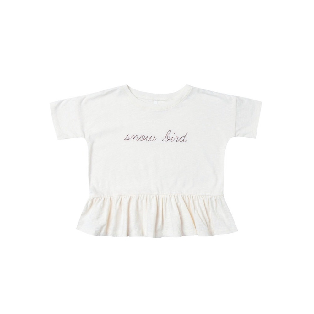 🆕🏷️ Rylee and Cru Peplum Songbird shirt 🤍🤍🤍
